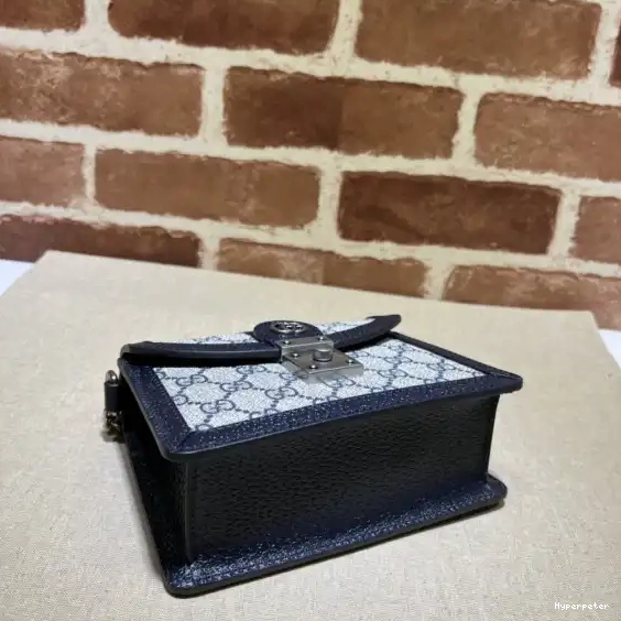 Hyperpeter MATELASSÉ GG HANDLE GUCCI SMALL BAG TOP 0525